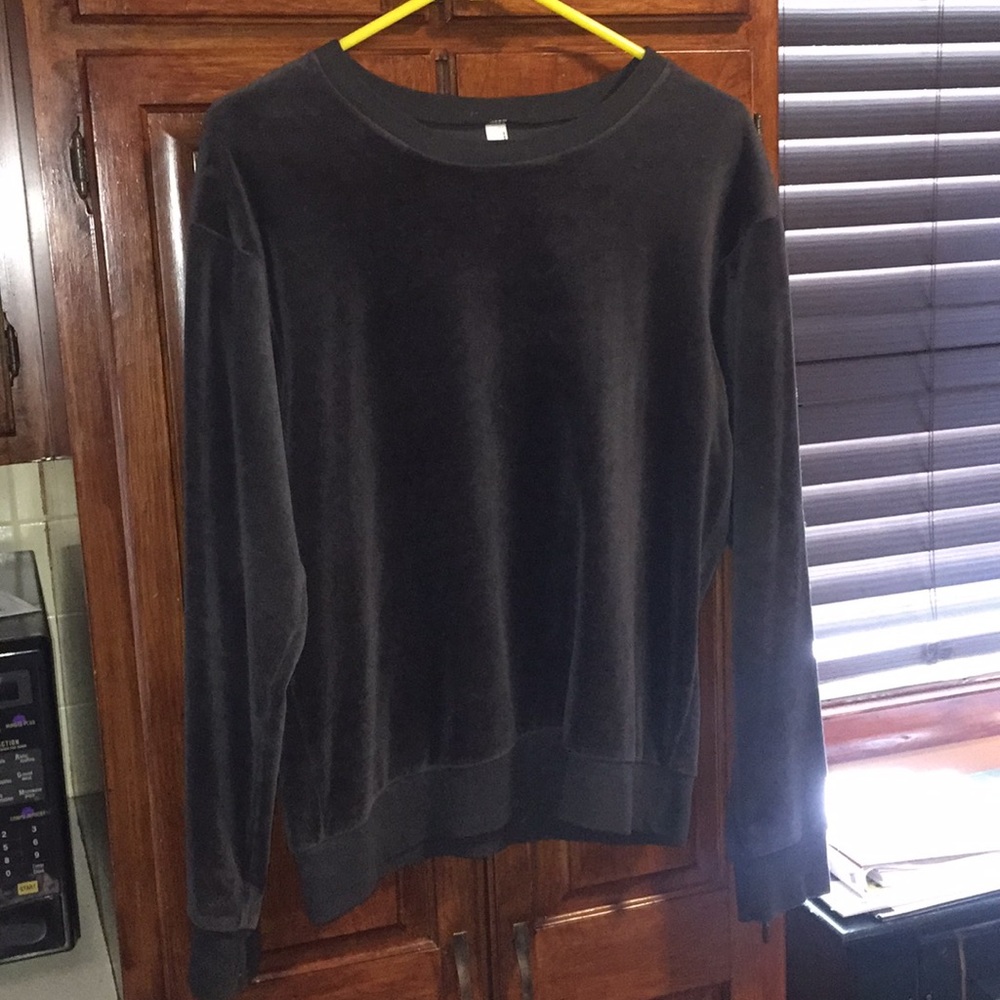 AMERICAN APPAREL VELOUR SWEATER